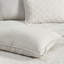 3 pièces de courtepointe très grand / très grand en velours - Matelassage géométrique pour une chambre à coucher romantique et chaleureuse, sereine et élégante