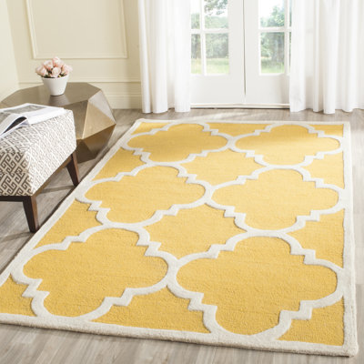 Cannen Hand Tufted Wool Geometric Rug