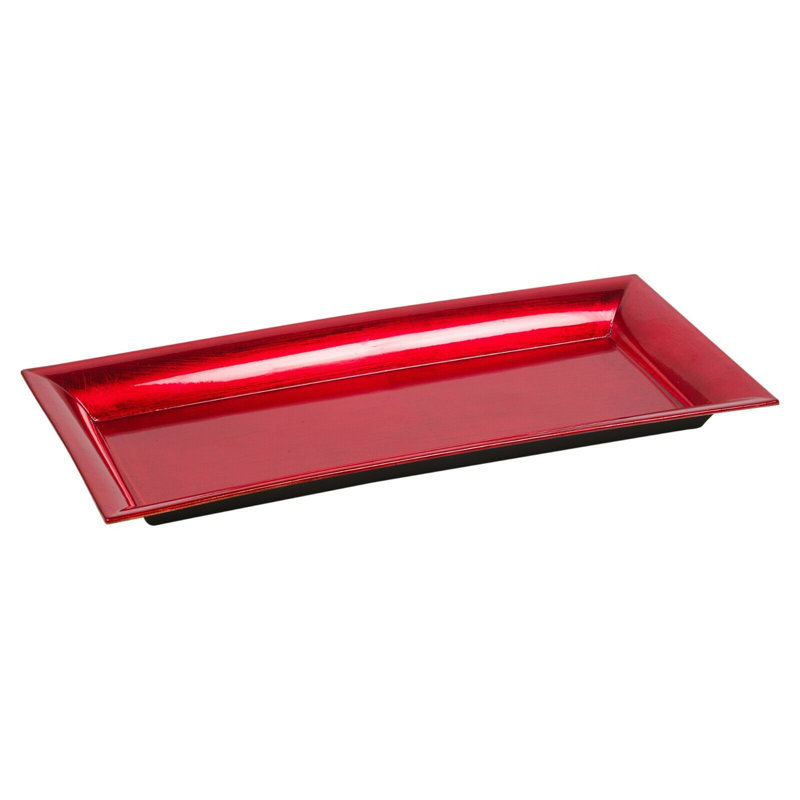 Rhonda Plastic / Acrylic Tray, Red
