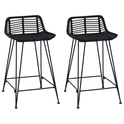 Counter Stool with Metal Frame