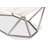 Trapezoid Solid Wood Top Single Coffee Table