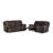 Bruni Brown Console Reclining Loveseat
