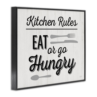  «Kitchen Rules or Go affamé», estampe numérique de Natalie Carpentieri