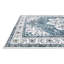 Tapis oriental bleu antidérapant lavable à la machine-254396372