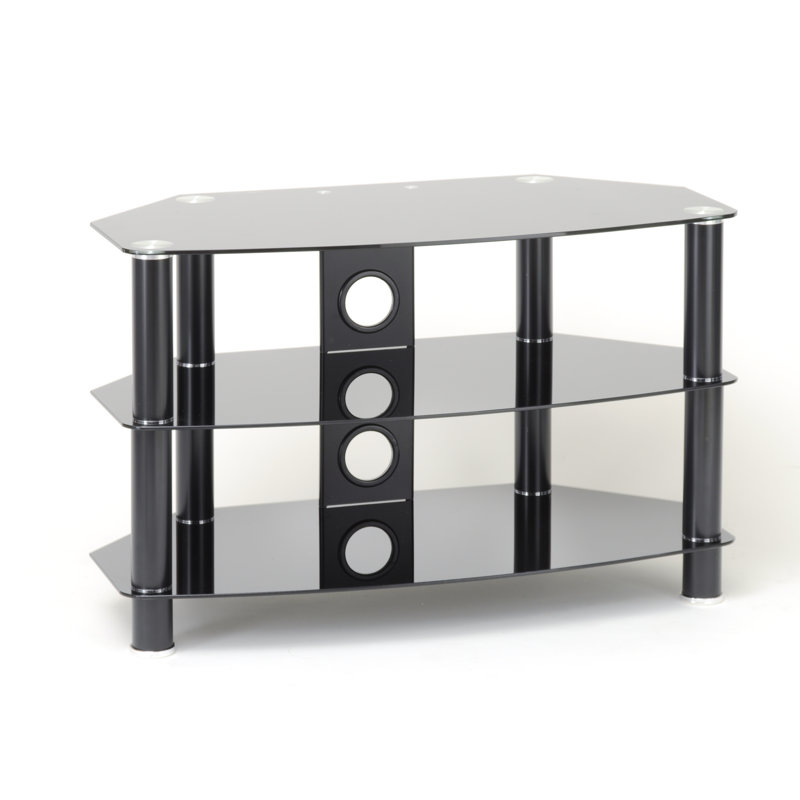 Mayaguana TV Stand, 51”H x 80”L x 40”W, Black