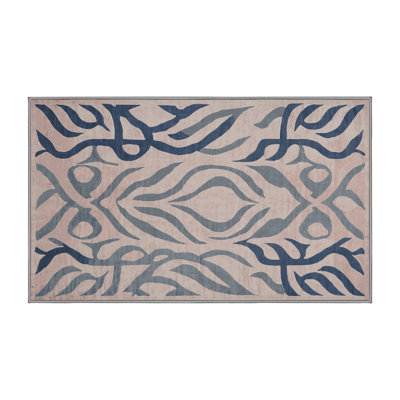 Machine Washable Gray Area Rug