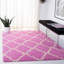 Tapis rose / ivoire Alonnah-1844468016