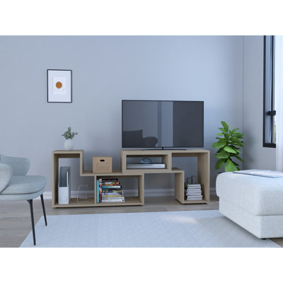 Meuble télé extensible Houston, salon, pin clair