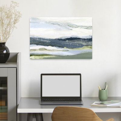 Contemporary Art Abstract Modern Landscape Nature Wall Art by Lara Eckerman - Wrapped Canvas Print