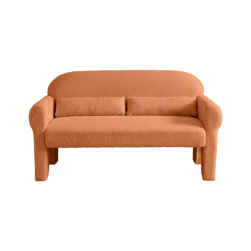 Causeuse moderne pour le salon, Orange
