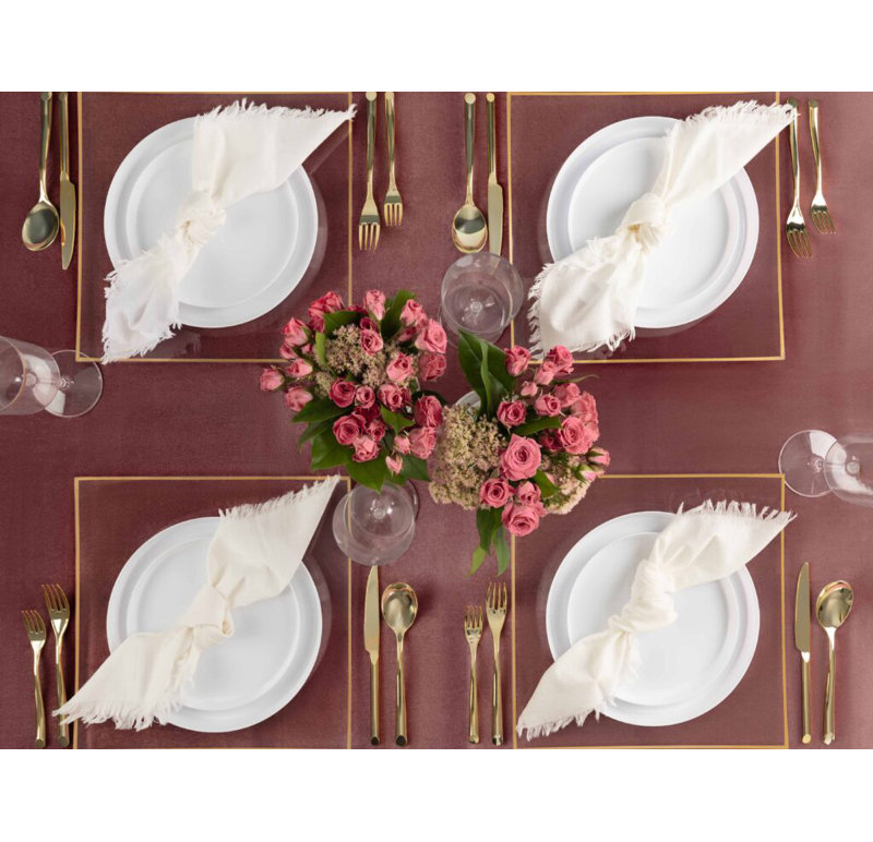 Assiettes plates en plastique blanc 10 pouces, 50