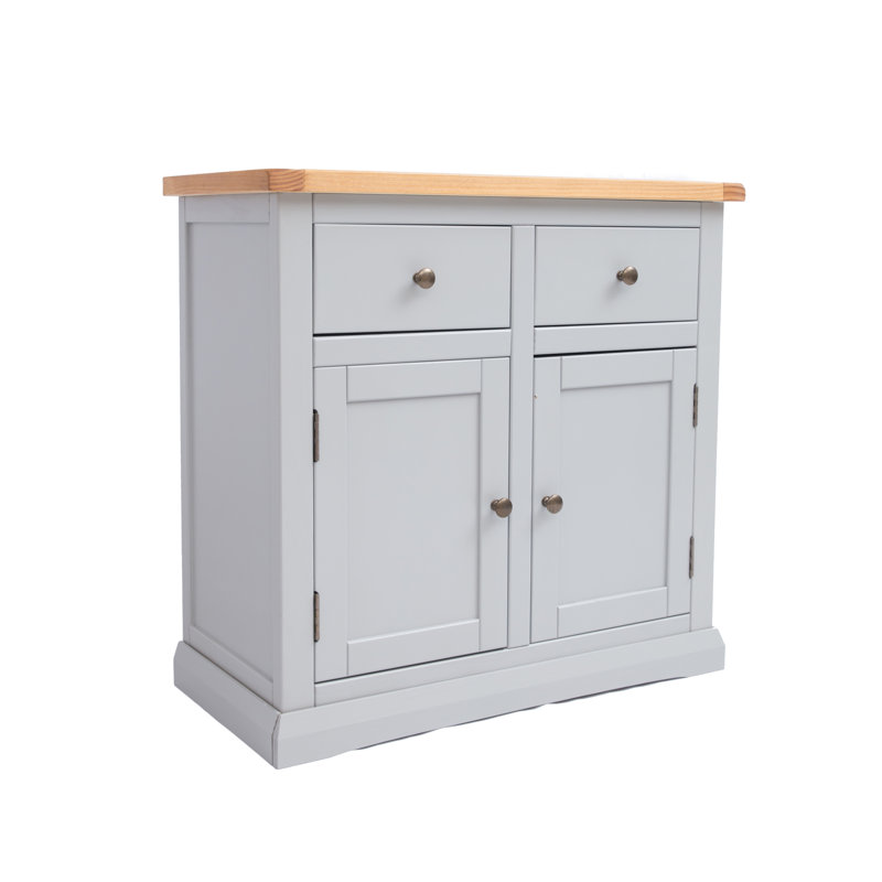Naugle 84cm Sideboard, Grey/Bronze