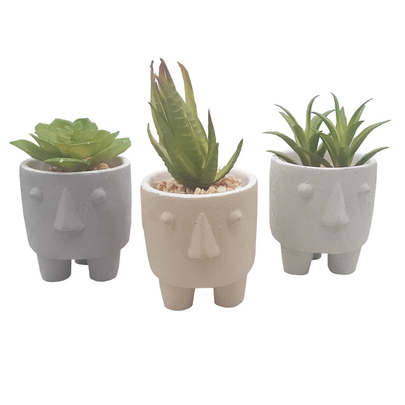 Jardinières en pot, Vert, 3