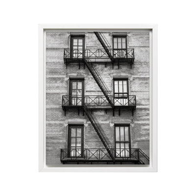 Escalier sur le bâtiment de Manhattan