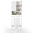 Cozy Design Over The Toilet Storage with Doors And Open Shelves-103237402