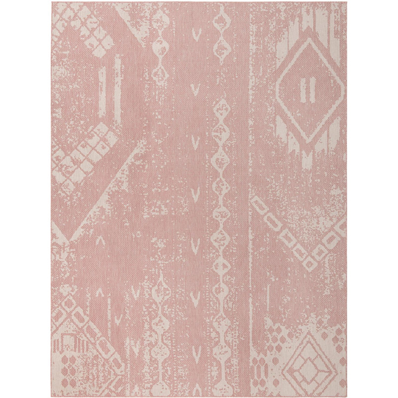 Bomer Geometric Indoor / Outdoor Rug, Rectangle 9' x 12'