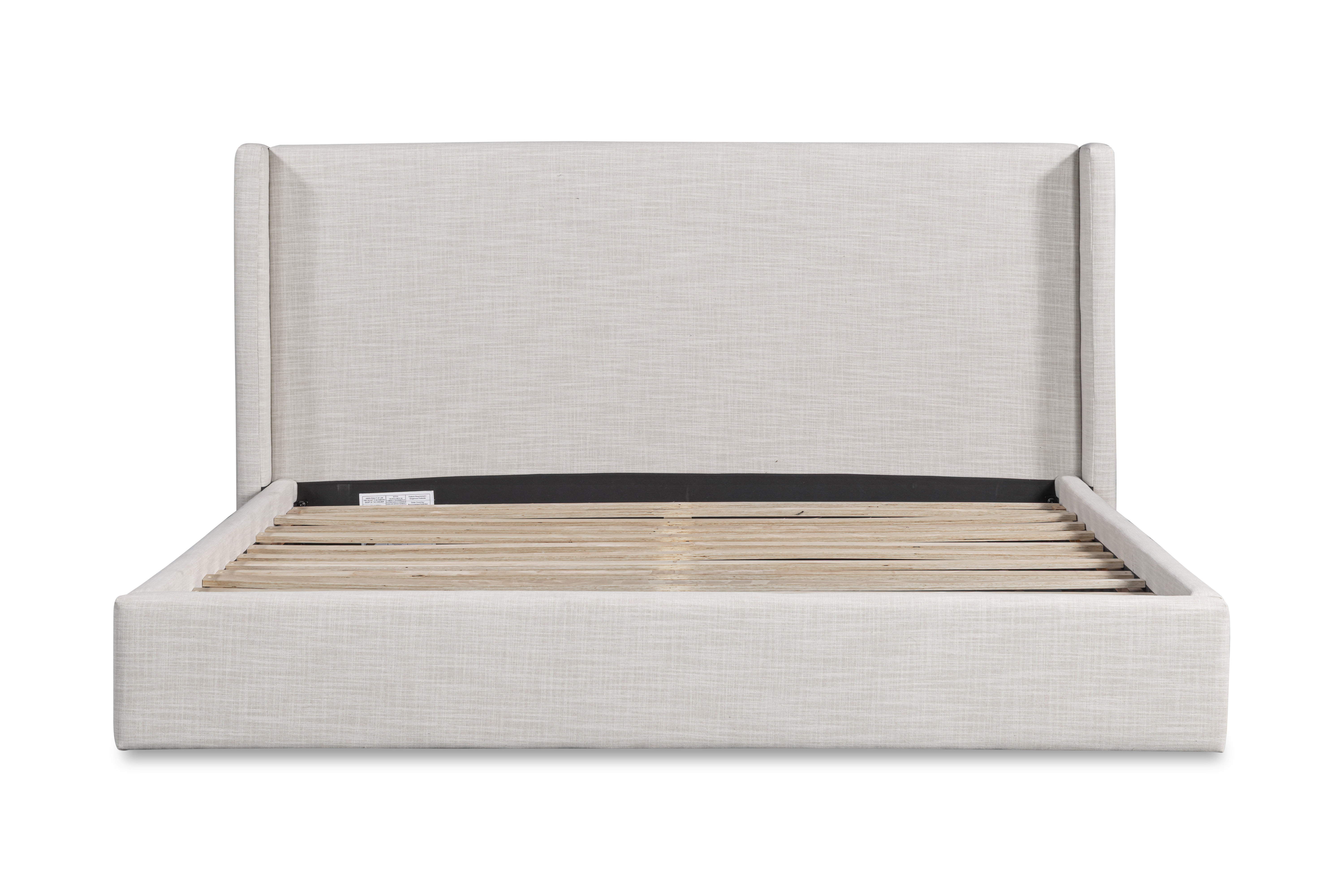 Joss & Main Nordic Upholstered Arm Bed | Wayfair