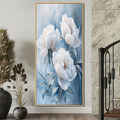 Frost Kissed Pe pivoines III - pivoines, art mural