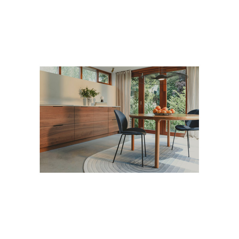Bonnet Upholstered Dining Chair, Orange