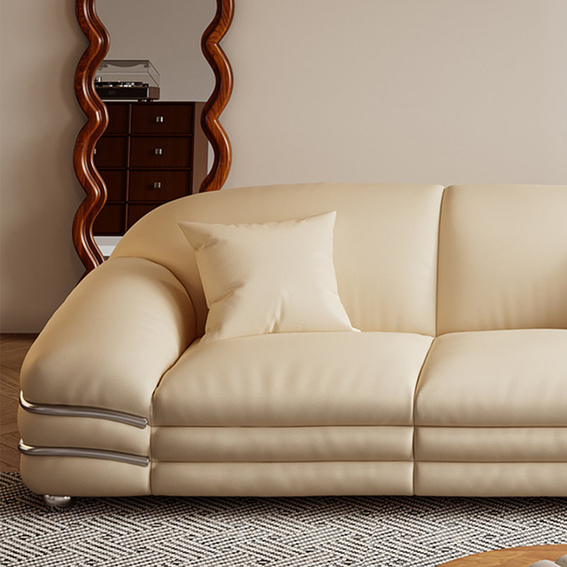 Modern simple network red tofu block sofa, 29.52" H x 70.86" W x 37.4" D