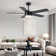 46" Modern Ceiling Fan With Lights And Remote