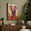 Jeweled Elephant At Sunset Boho - Print-136735798-136735799