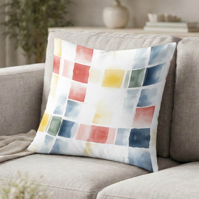 Coussin French French, H 20 po x l 20 po