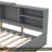 Wood  Platform Bed With Storage Headboard, Shelves And 2 Drawers,-1768264089-1768264094