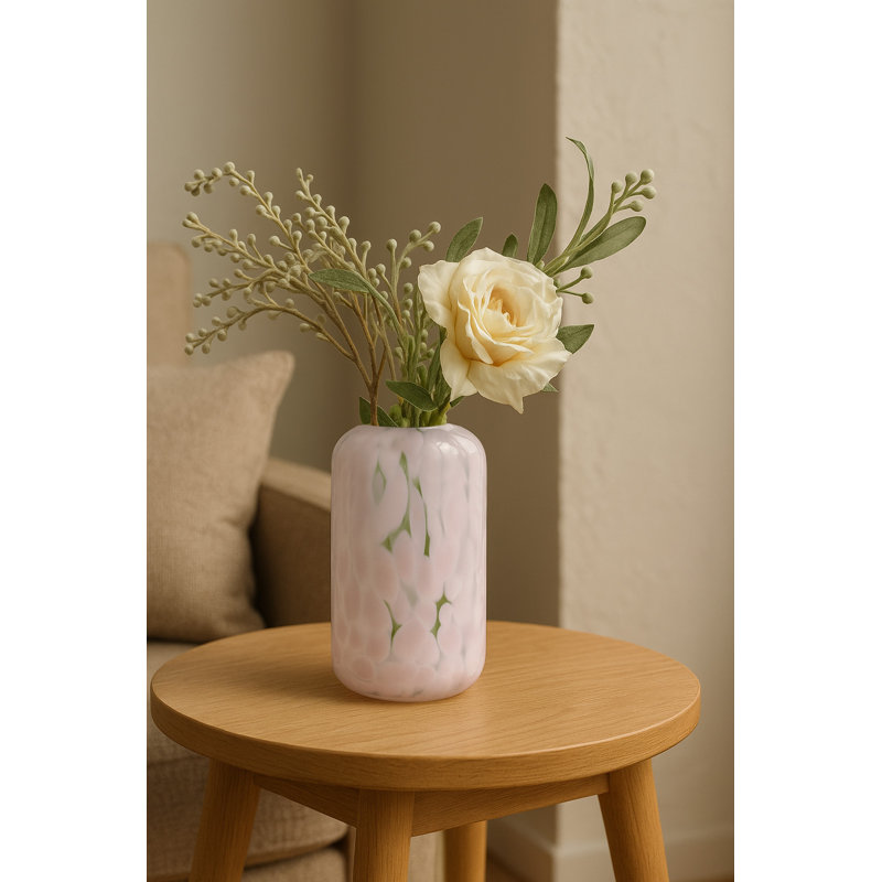 Lava Vase, 8.25", Pink