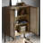 Retro Rattan Large-Capacity Pantry Cabinets