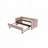 Upholstered Daybed with Trundle,USB Port ,Side Pockets-1355214294