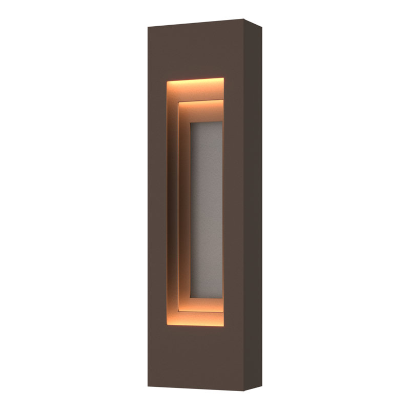 Procession Arch Outdoor Sconce, 27.5" H x 8" W x 3.9" D, Coastal Burnished Steel, Coastal Bronze
