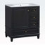 Meuble-lavabo de salle de bain avec lavabo, une porte avec tablette et trois tiroirs-1645366186