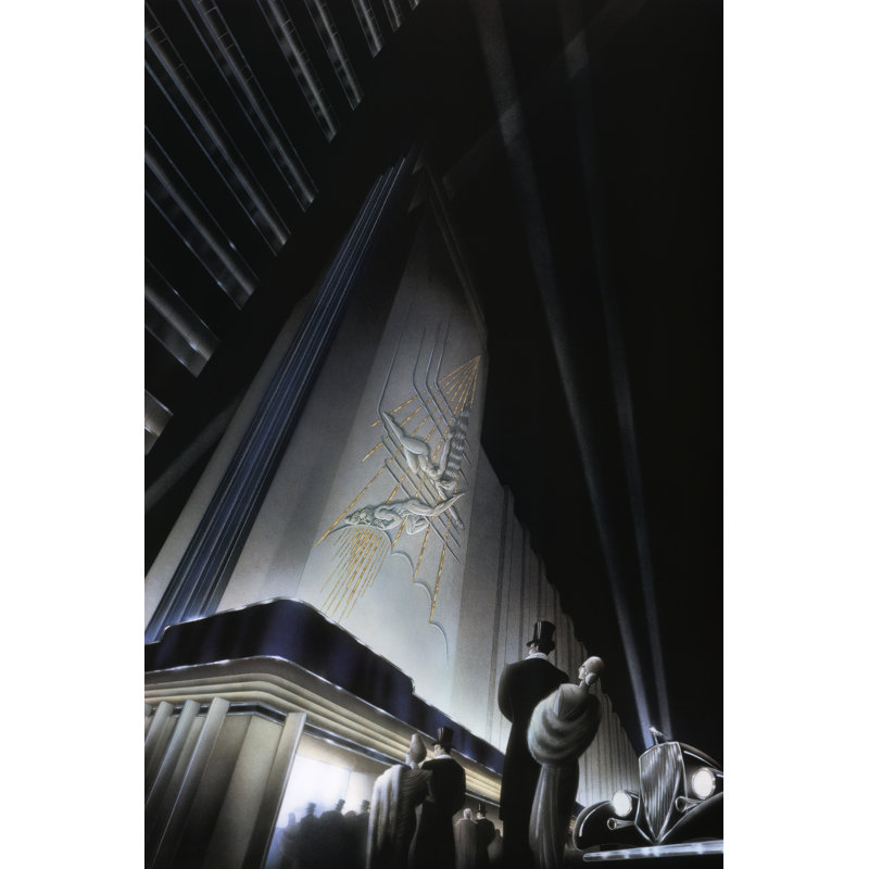 " Opening Night " by Robert Hoppe, 18" H x 12" W x 1.25" D