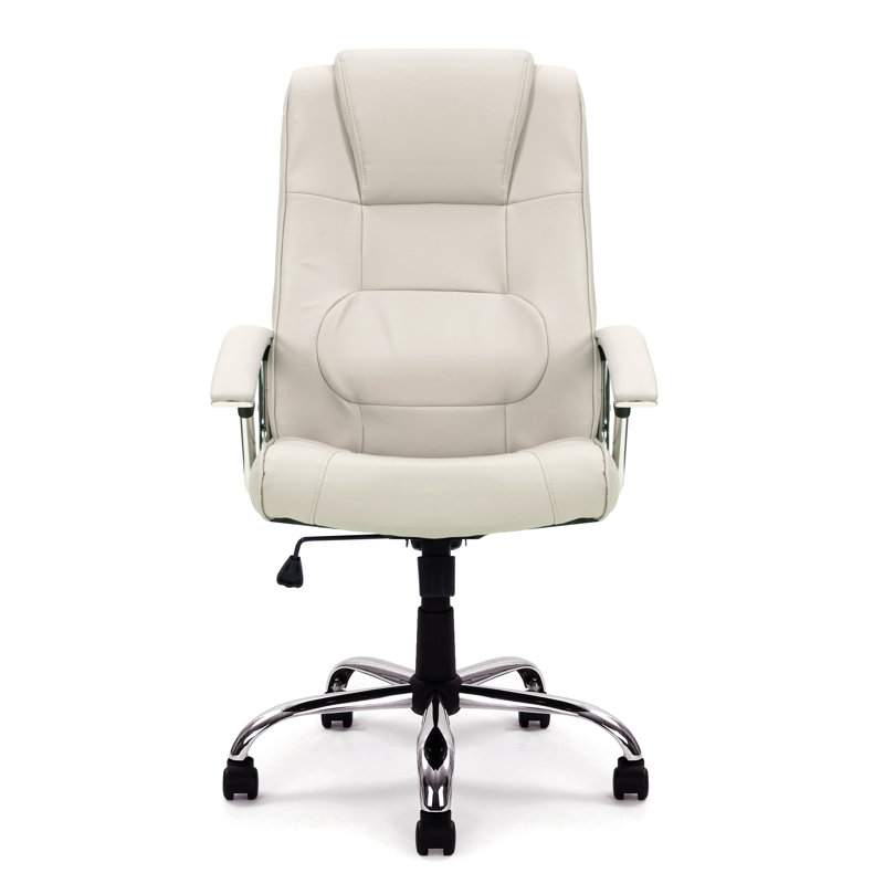 Wade Logan Righer Executive Chair, Cream