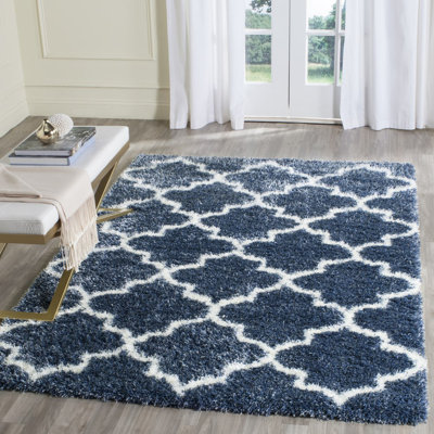 Bertl Sgm-Montreal Shag Performance Geometric Rug