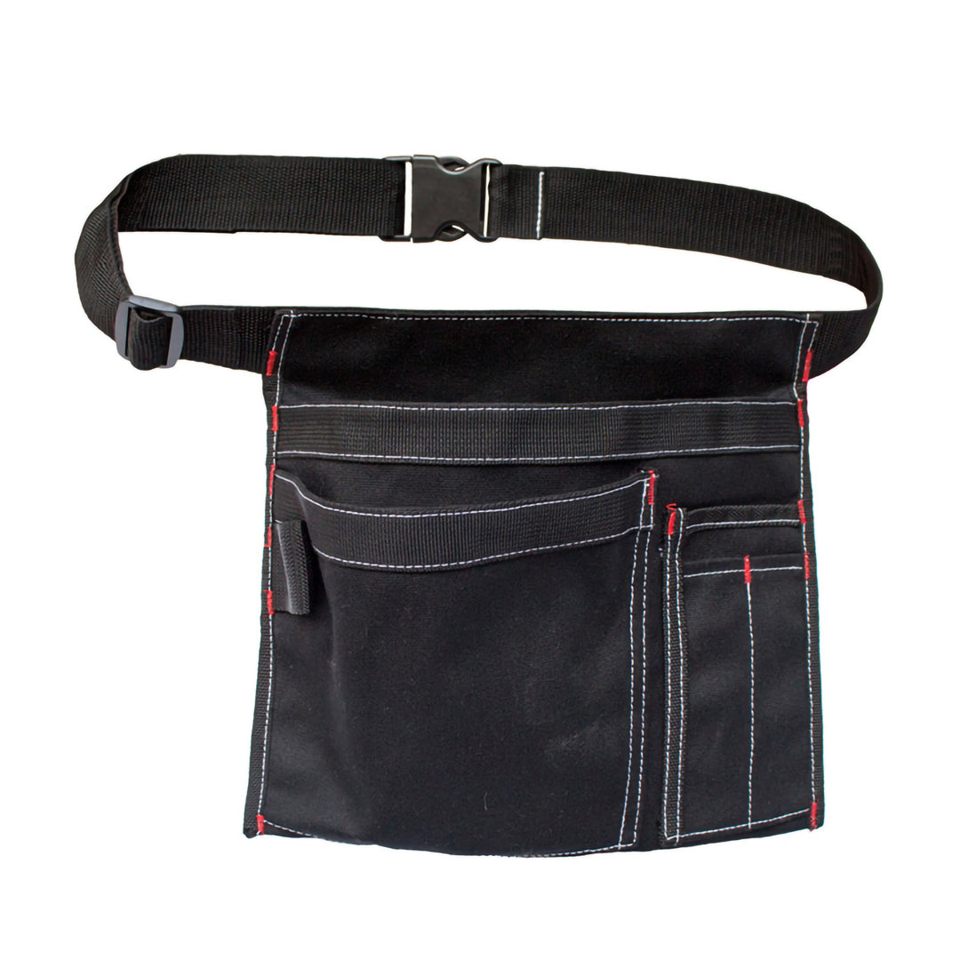 5-Pocket Tool Wasit Belt Pouch/Work Apron Durable Canvas Construction Adjustable Belt for Custom Fit WFX Utility™