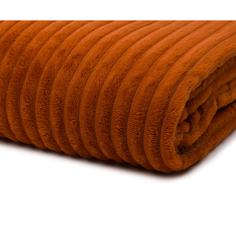Fine corduroy blanket, Cinnamon