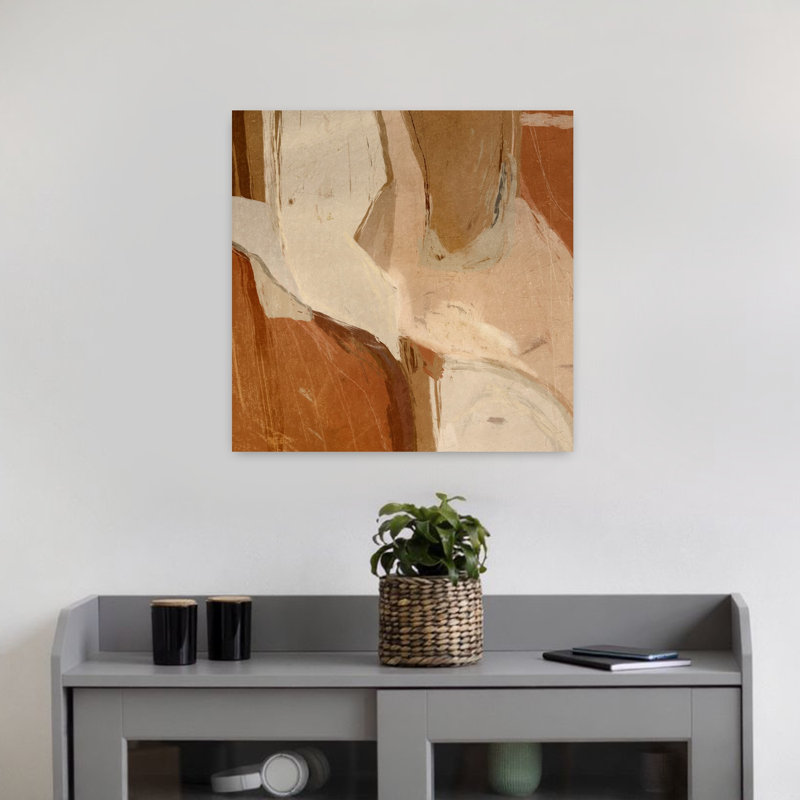 Earth’S Surface Abstract Art contemporain, H 18 po x l 18 po