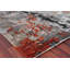 Exquisite Rugs Laureno Handmade Handloomed Bamboo Silk Navy/Silver/Rust Area Rug-1142026452