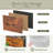 39.37" W 12-Drawer Fabric Dresser with Wood Top, Storage Chest-1532758445