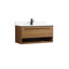 Ensemble de meuble-lavabo simple mural 40 po Roman-1266962326