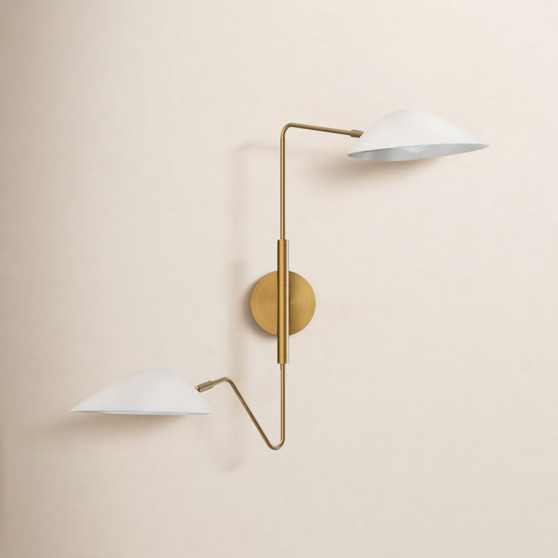 Raelle Bath Sconce, White, 2