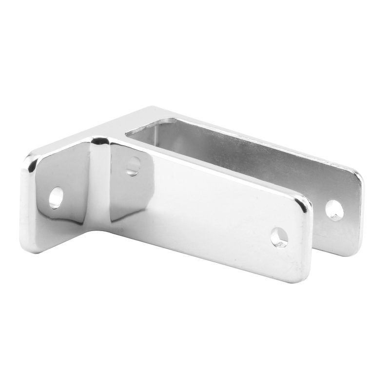 Support mural Prime-Line One Ear, pour panneau de 1-1 / 4 po, alliage de zinc, finition chromée (paquet simple)