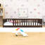 Lit simple en bois avec clôture-40852870