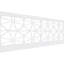 Panneau de lambris H 36 po x l 94 1/2 po x P 5/8 po