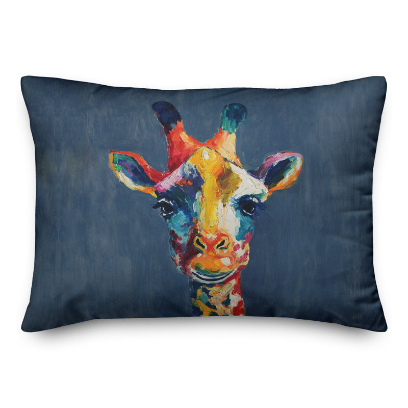 Outdoor Throw Pillow, Navy