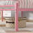 Chelby Set of 2 Twin Size Bed Frame Metal Platform Bed with Curved Design Headboard Strong Slats Support-971366176