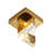 Maplesville 1 - Light Gold Geometric LED Flush Mount