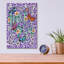 «Wild, Free And Mauve» par Hello Angel, art mural en verre acrylique-871321414